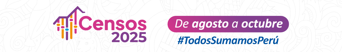 Todos sumamos al Perú Censos 2025